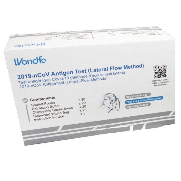 WondfoCovid 19 Antigen Test 20 Pack